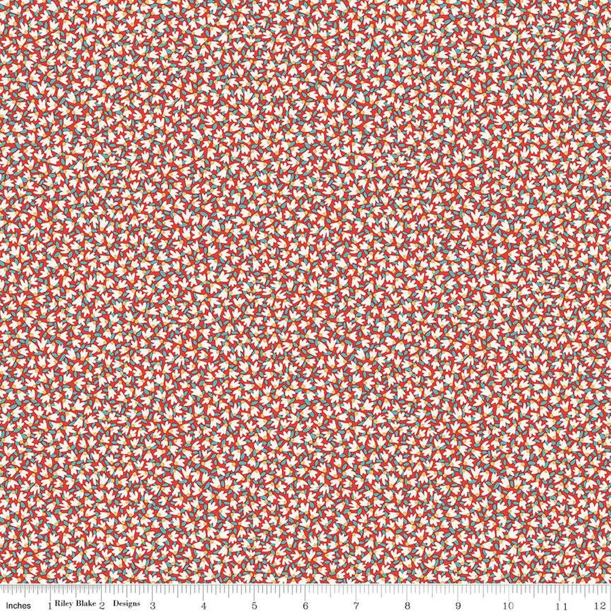 Liberty Tudor Celebration Tudor Tumble 01667447B 44"/45" Fabric Per Yard Riley Blake Designs