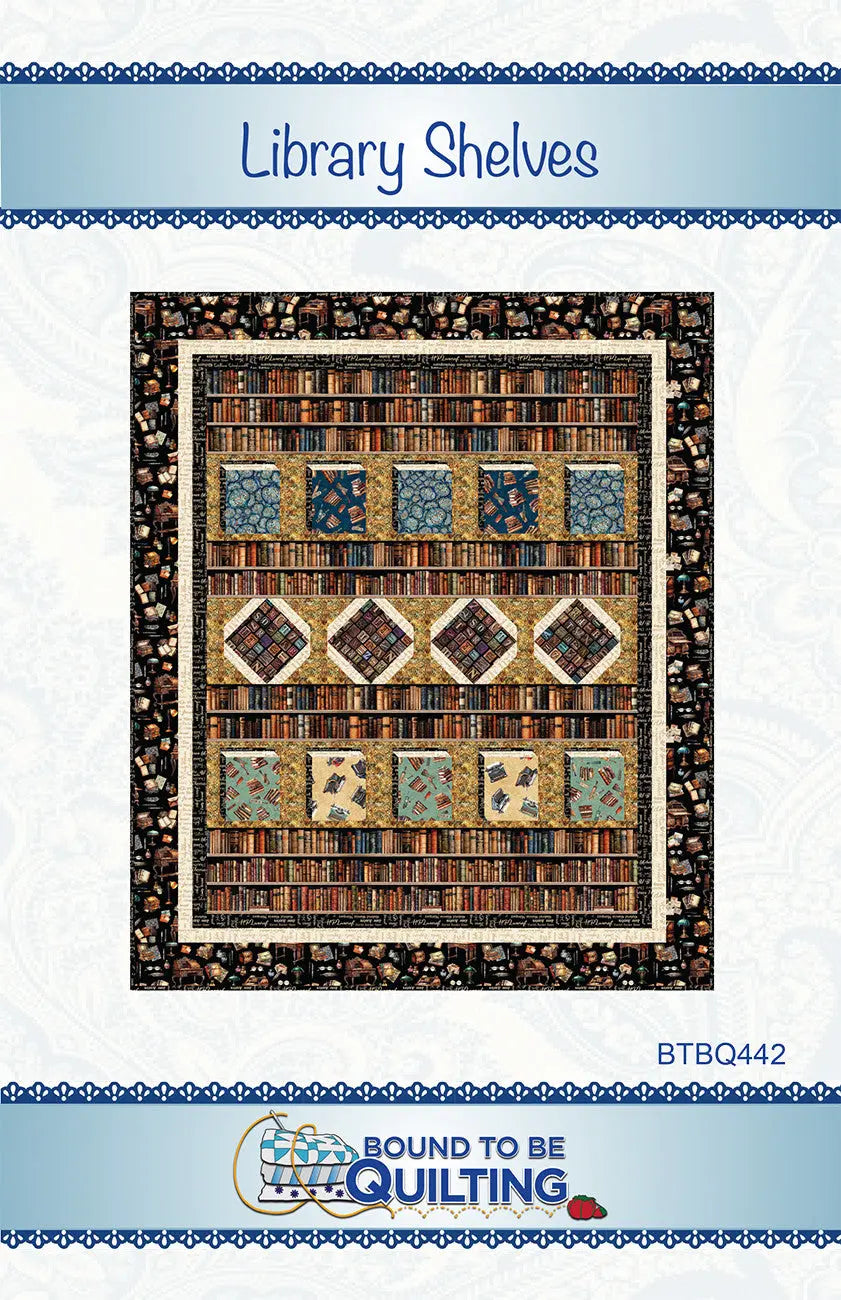 Library Shelves - Linda's Electric Quilters