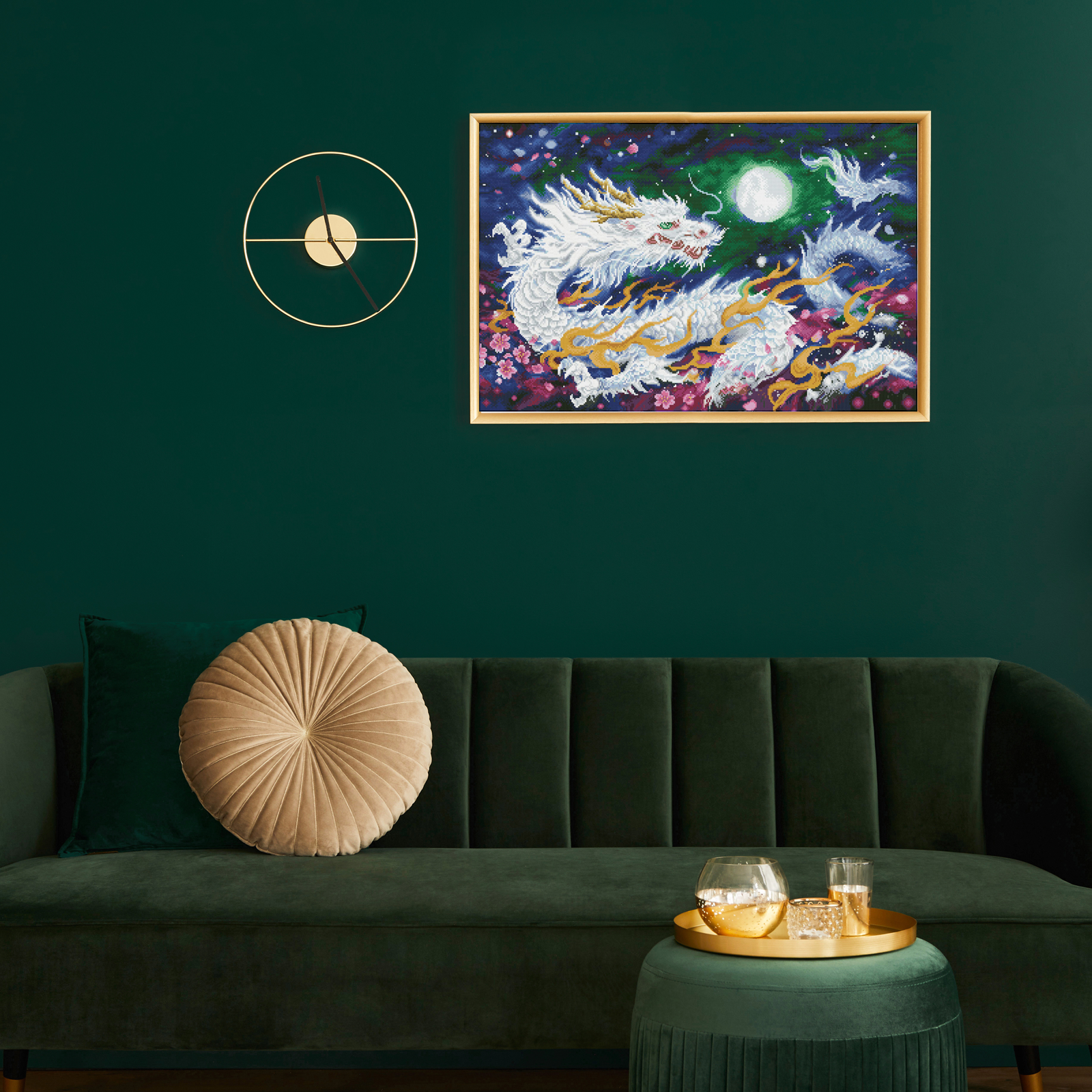 Diamond Dotz Dragon Flame - 35.8" x 23.6"