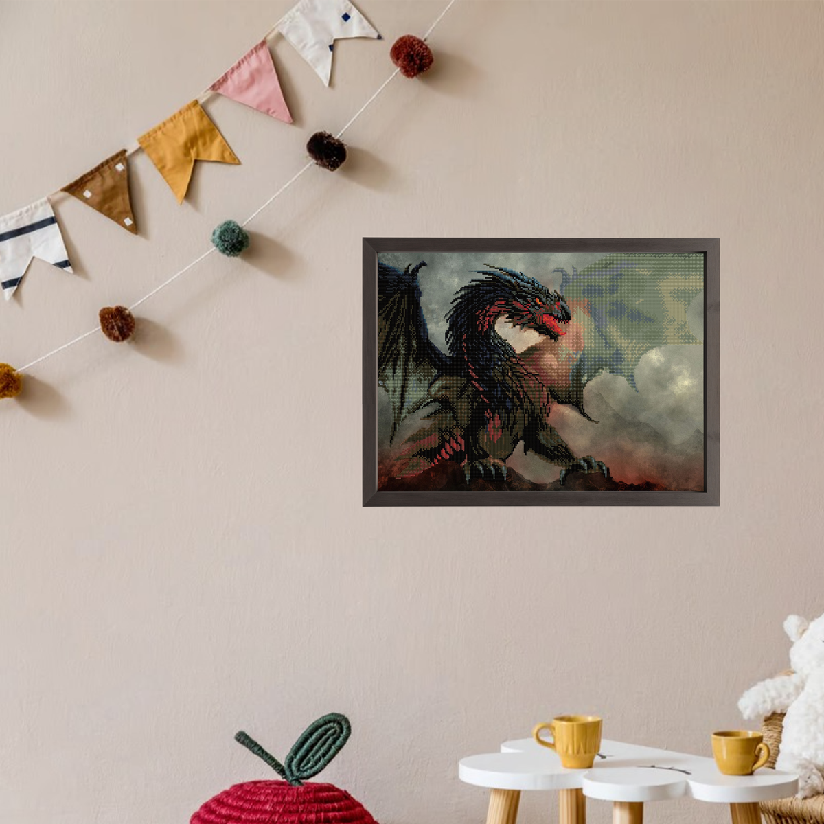 Diamond Dotz Dragon's Lair - 19.5" x 27.8"