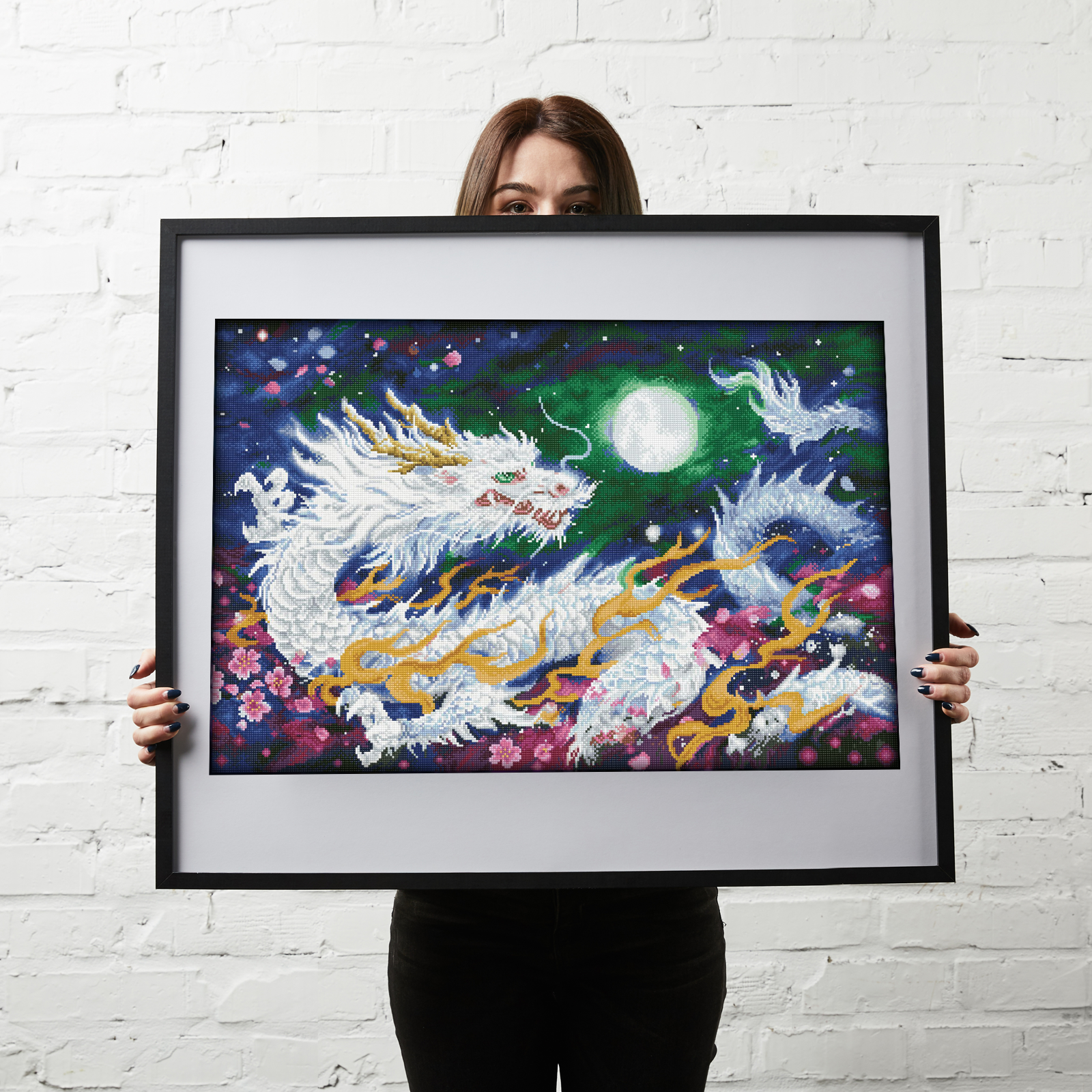 Diamond Dotz Dragon Flame - 35.8" x 23.6"