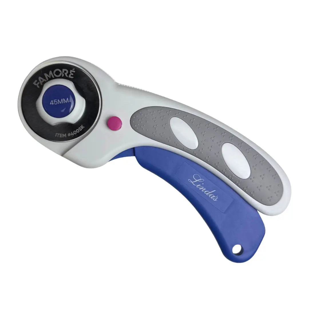 Linda's 45mm Ergonomic Rotary Cutter - AVAILABLE FOR PRE-ORDER, SHIPPING MID-SEPTEMBER Famore