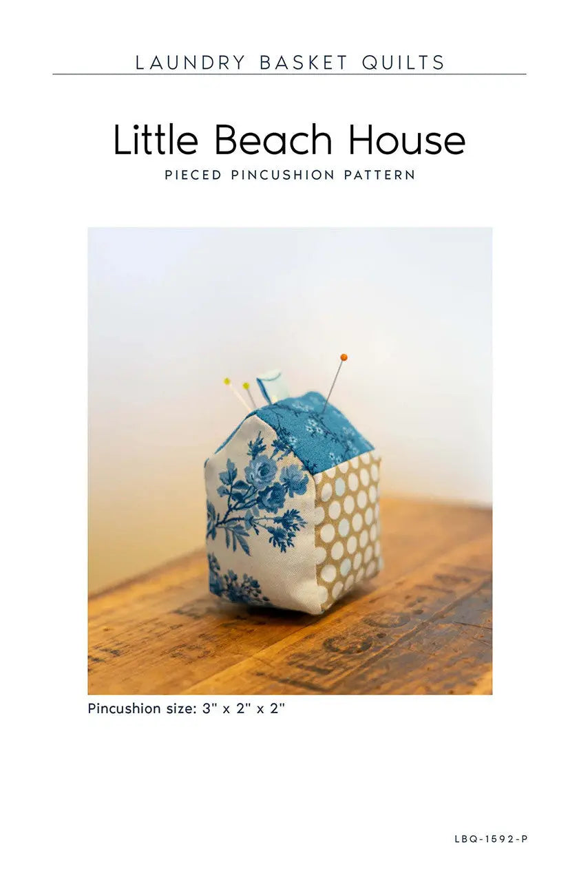 Little Beach House Pincushion - Linda's Electric Quilters
