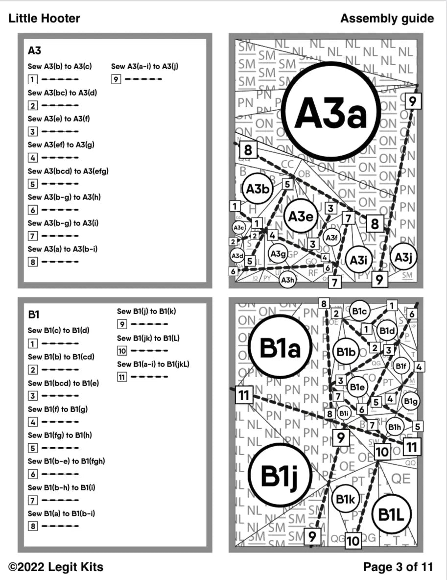 Little Hooter Pattern Legit Kits