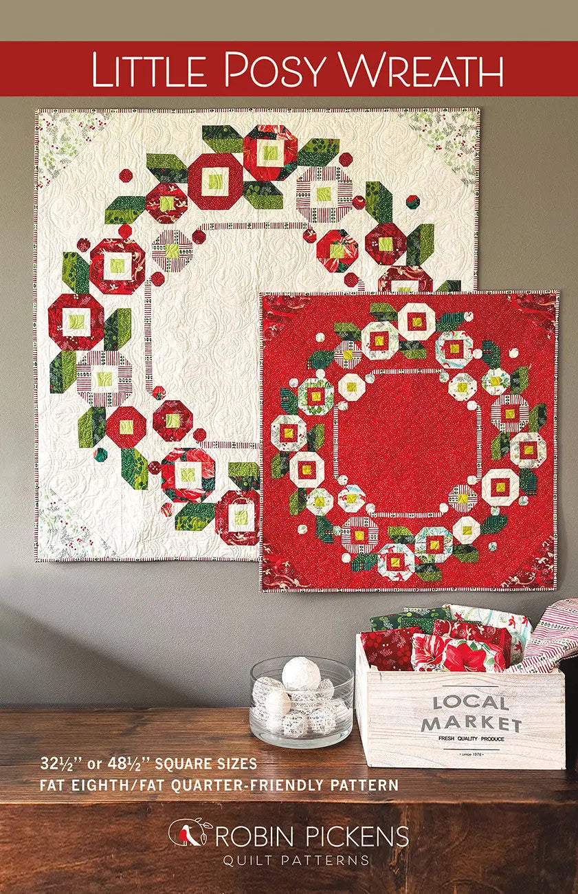 Little Posy Wreath - Linda's Electric Quilters
