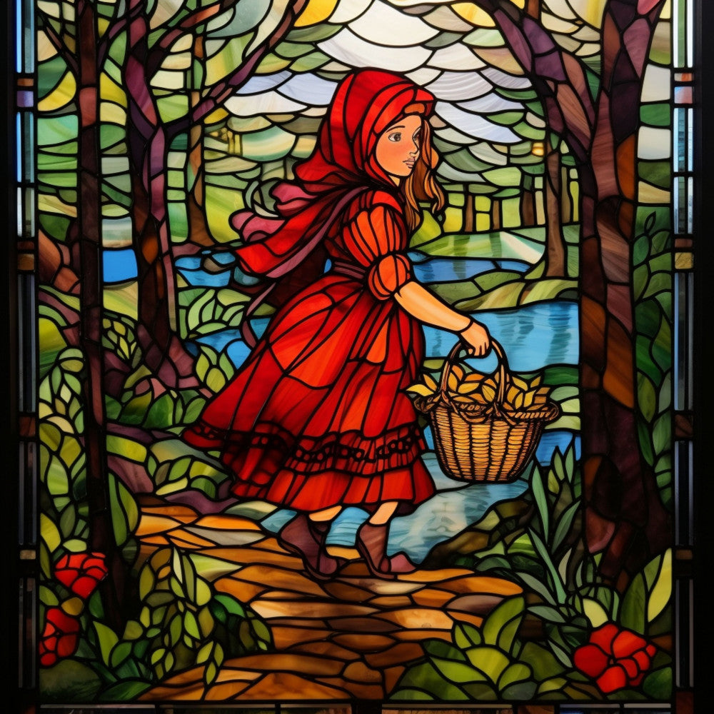 Little Red Riding Hood Fabric Panel 1