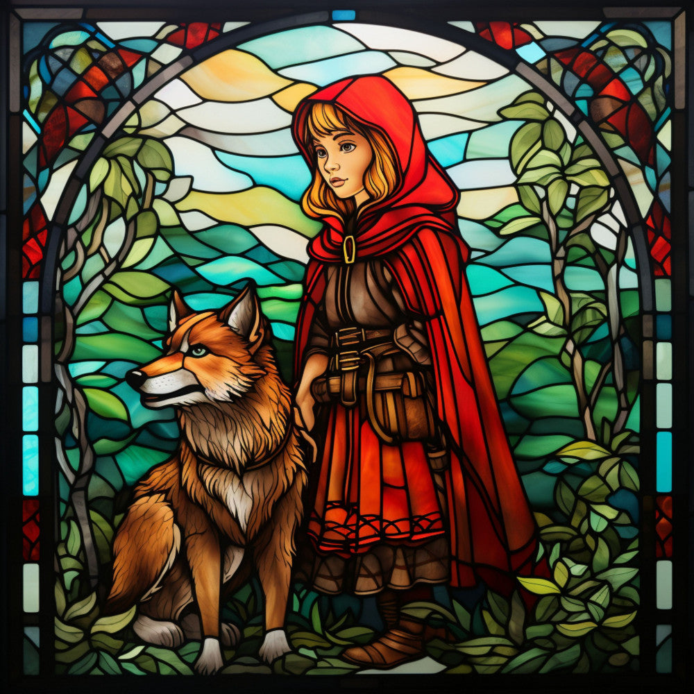Little Red Riding Hood Fabric Panel 5