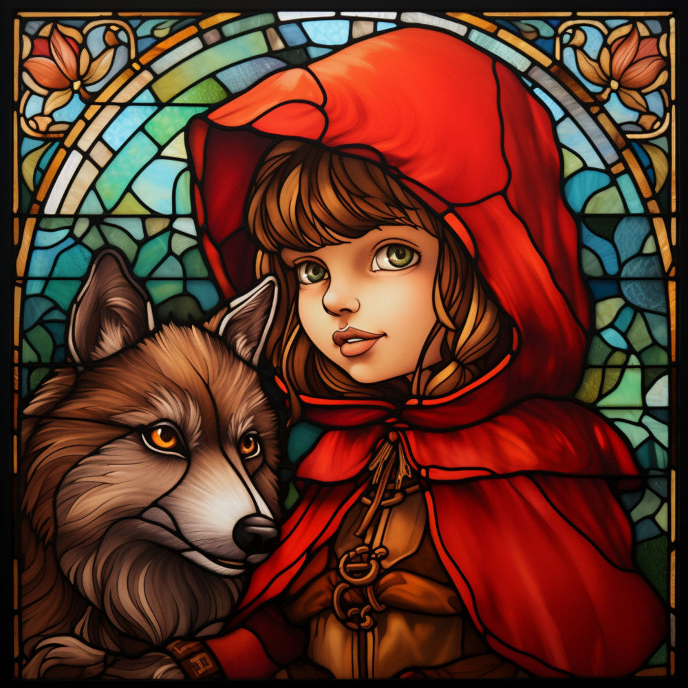 Little Red Riding Hood Fabric Panel 6