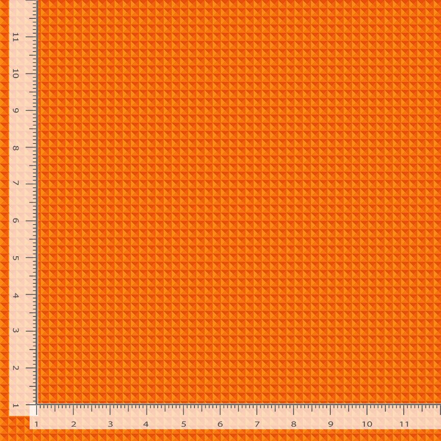 Timeless Treasures Live Boldly orange geometric blender quilting cotton