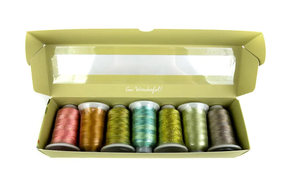 Lizzy’s Texture Medley by Edyta Sitar - Mixed Thread Pack WonderFil USA