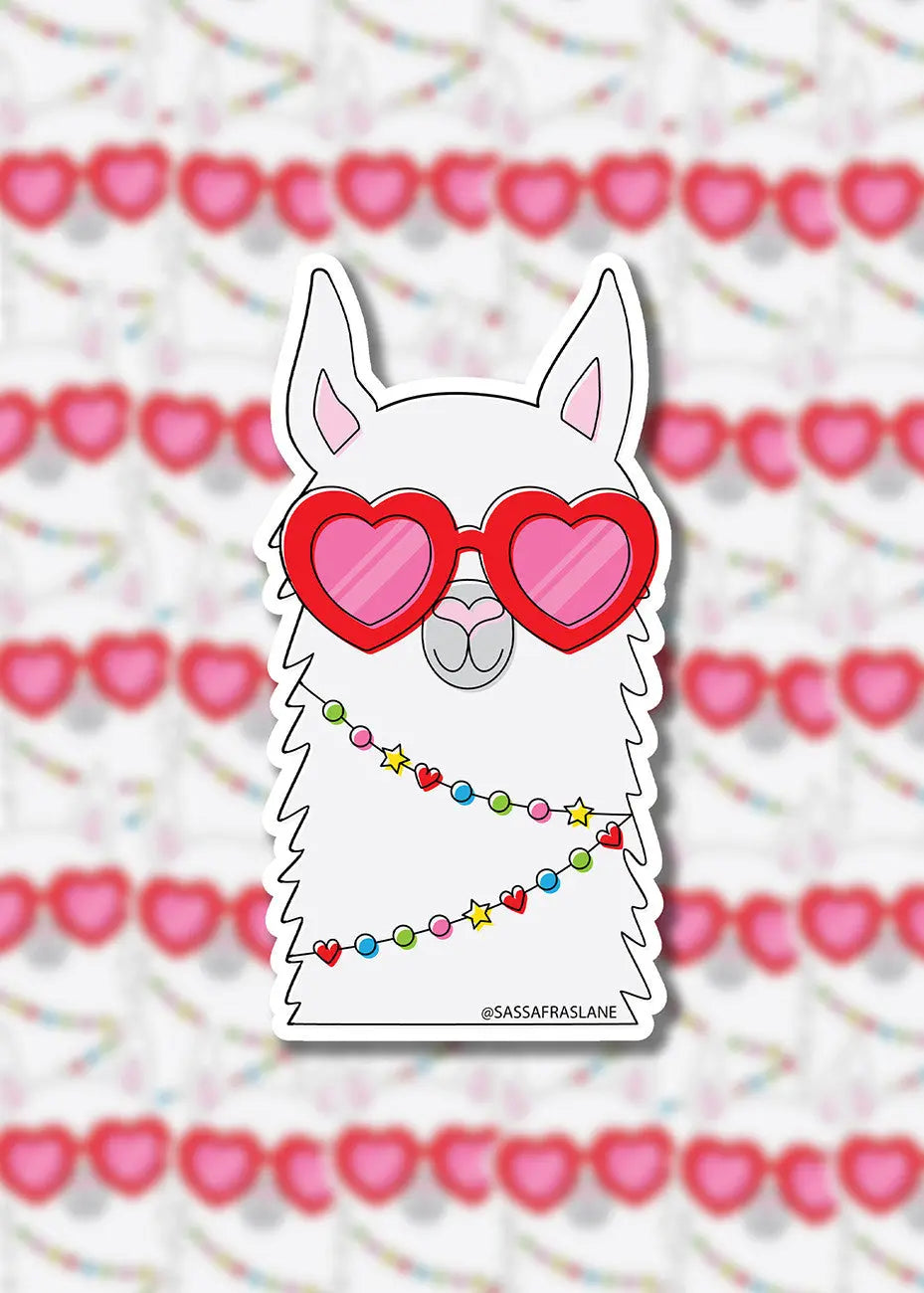 Llama Lover Stickers - Linda's Electric Quilters