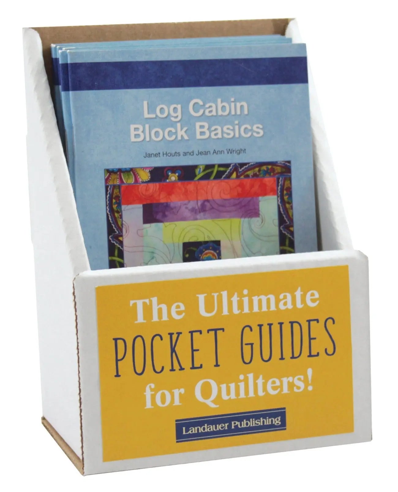 Log Cabin Block Basics Pocket Guide Displays - Linda's Electric Quilters