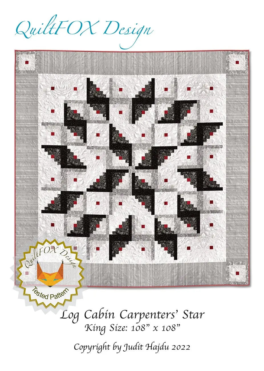 Log Cabin Carpenters Star - Linda's Electric Quilters