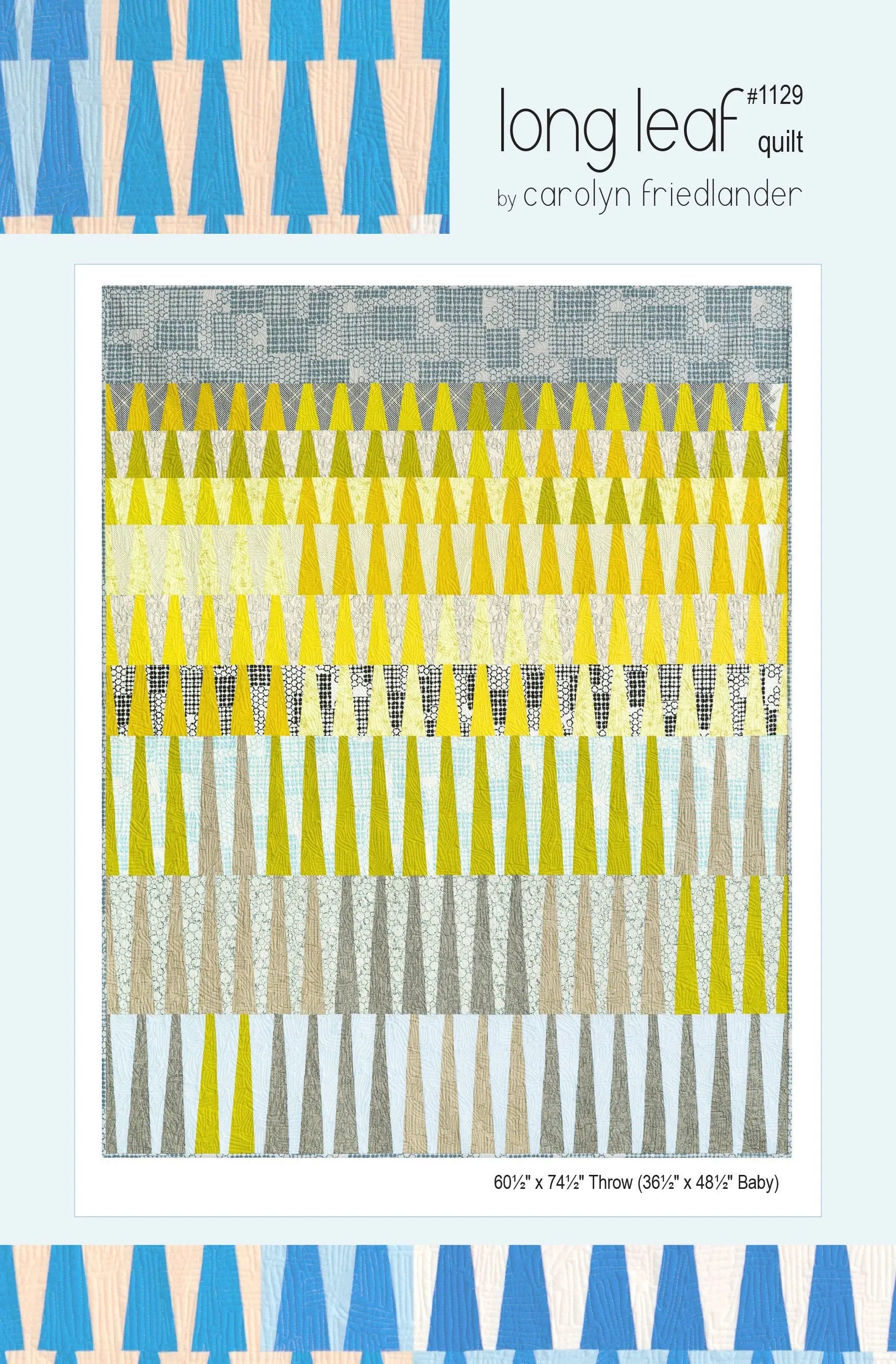 Long Leaf Quilt Pattern - Linda's Electric Quilters