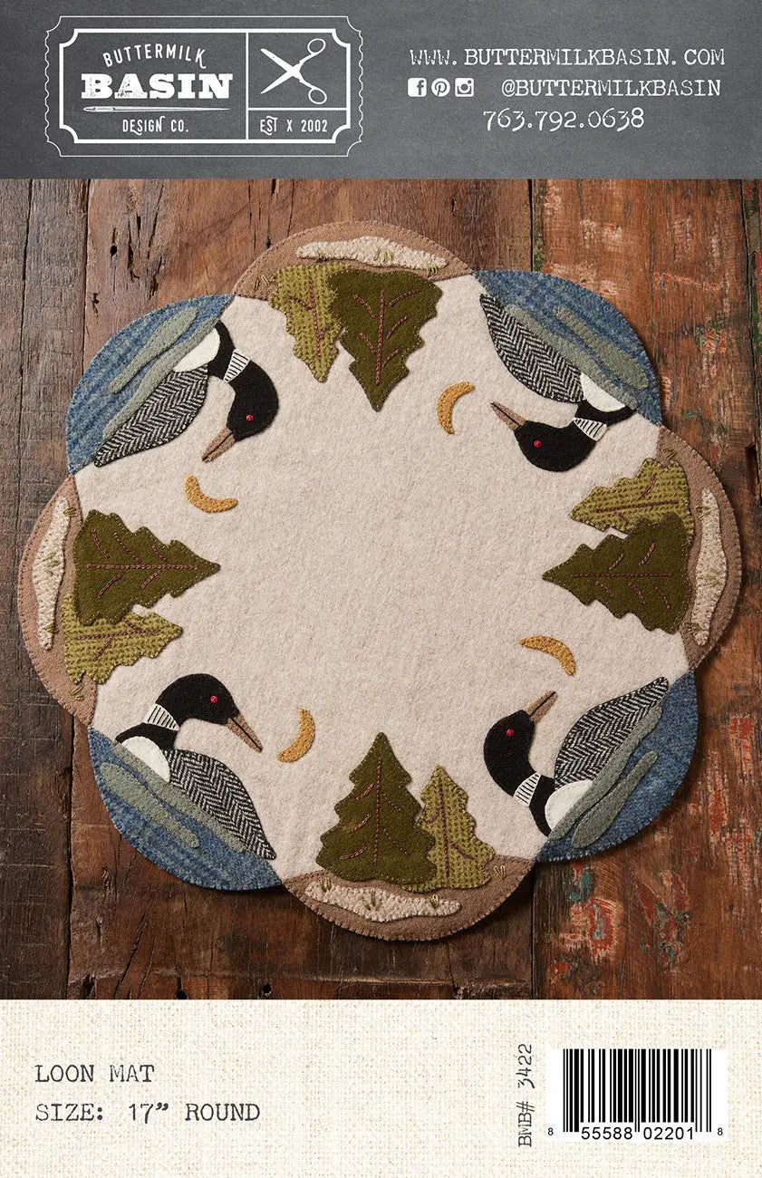Loon Mat - Linda's Electric Quilters