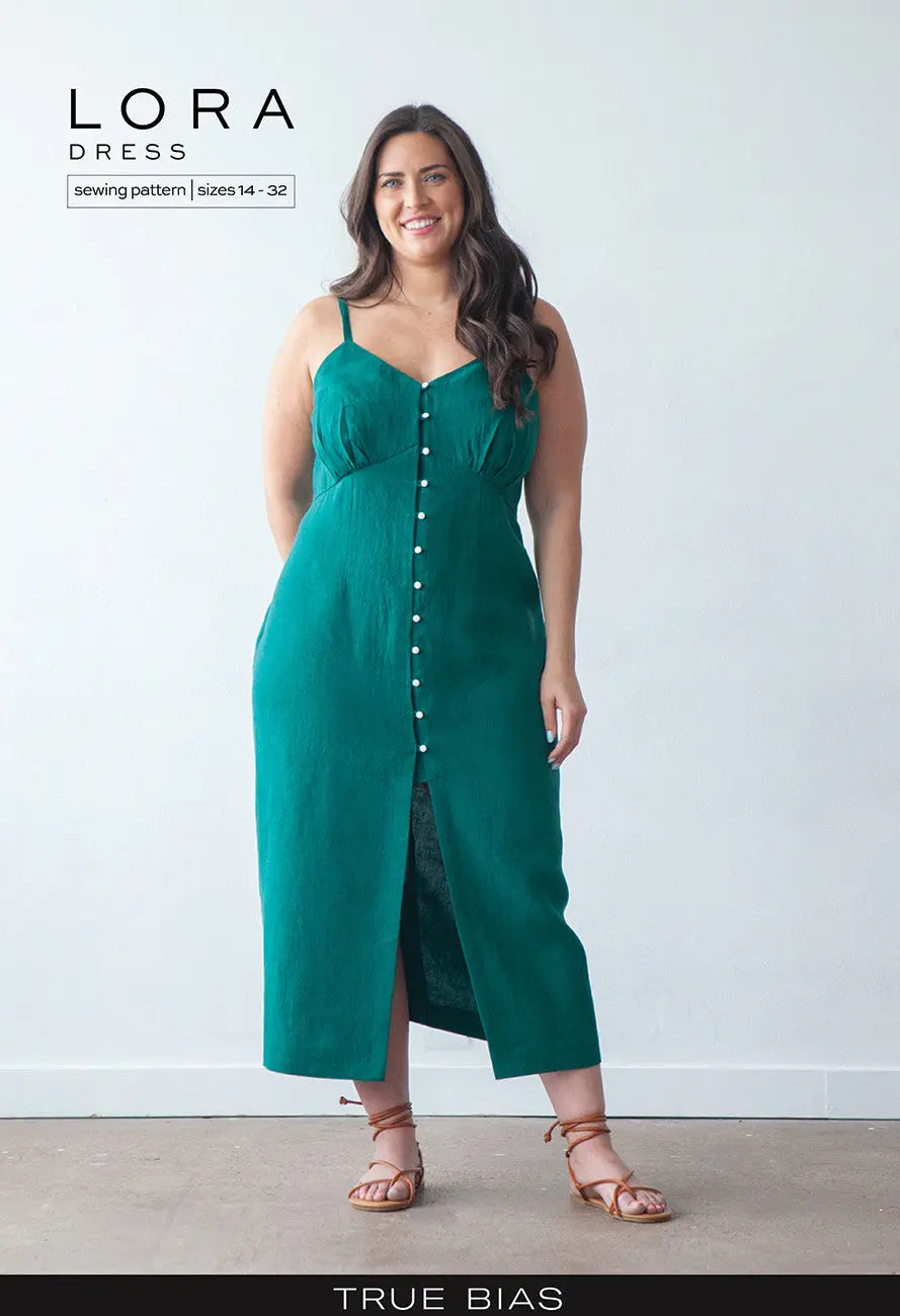 Lora Dress Sizes 14-32 - Linda's Electric Quilters