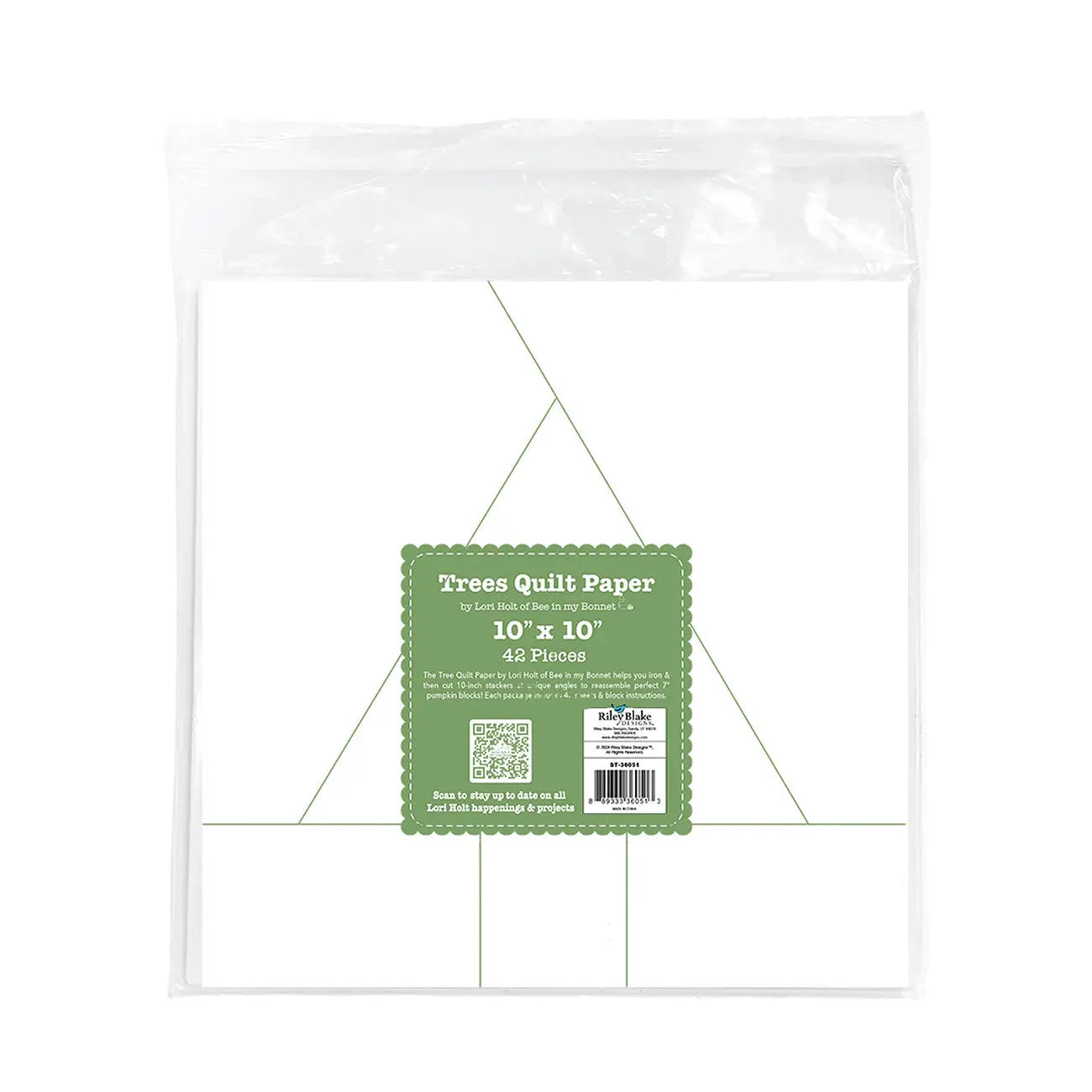 Lori Holt 10in Tree Quilt Paper - Linda's Electric Quilters