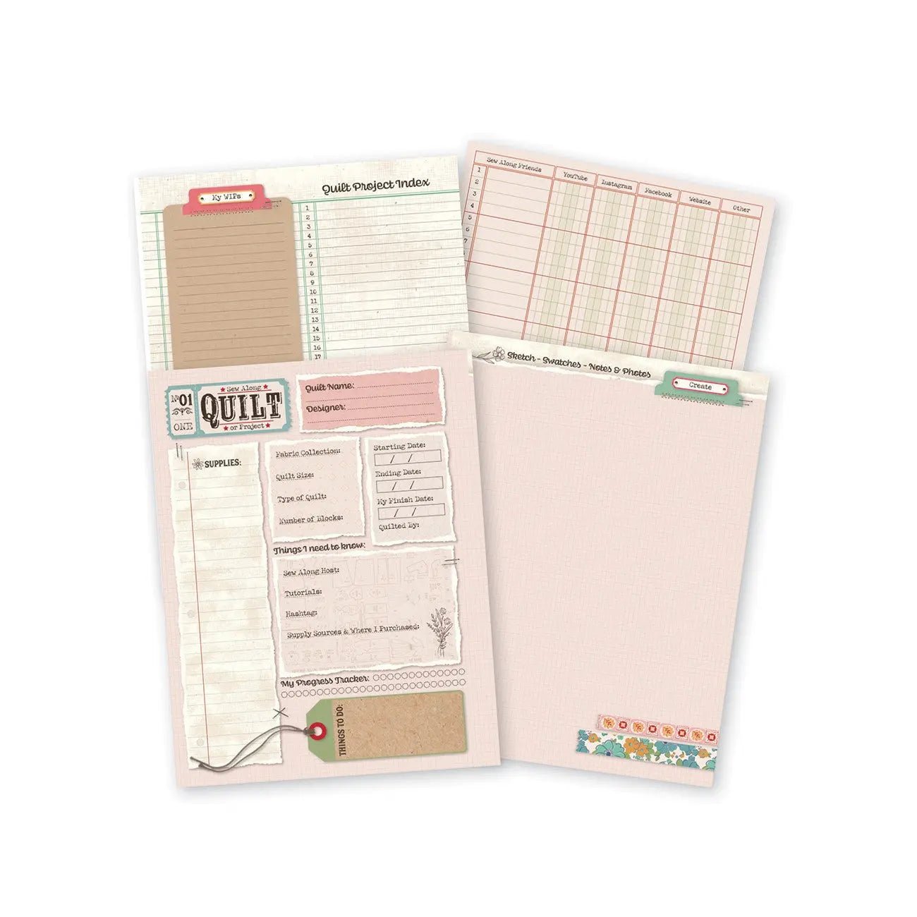 Lori Holt Busy Bee Quilt Binder Pages - Linda's Electric Quilters