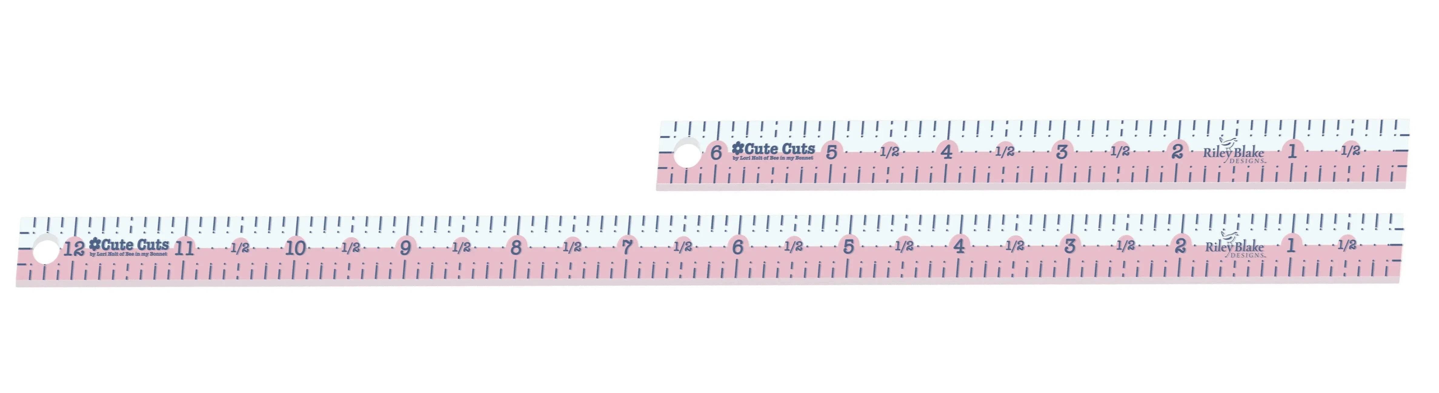 Lori Holt Cute Cuts 1/4in Marking Ruler Set - Linda's Electric Quilters