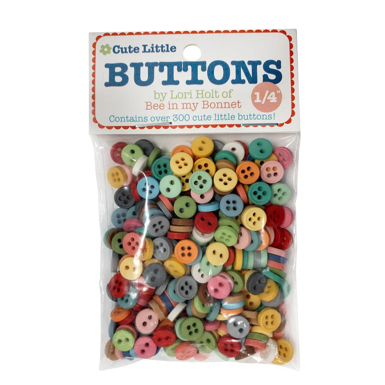 Lori Holt Cute Little Buttons 1/4in 300ct - Linda's Electric Quilters