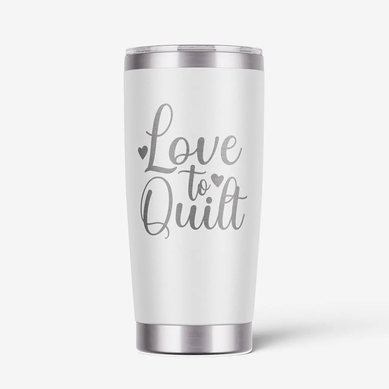 Love To Quilt Tumbler - Linda's Electric Quilters