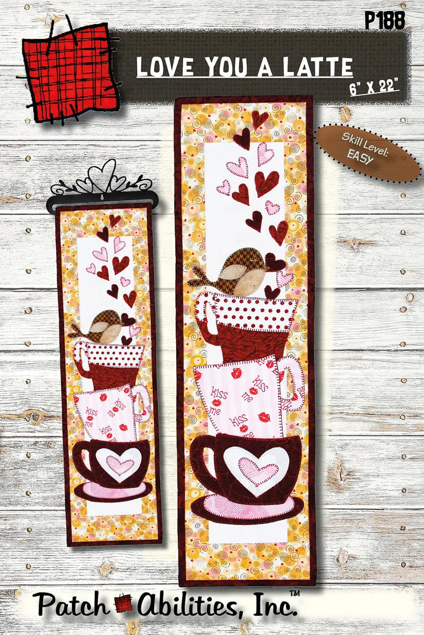 Love You A Latte - Linda's Electric Quilters