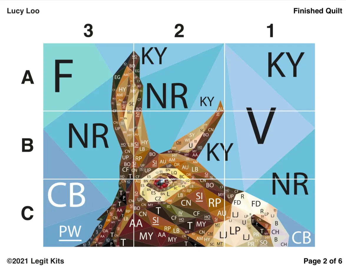 Lucy Loo Quilt Kit - Linda's Electric Quilters