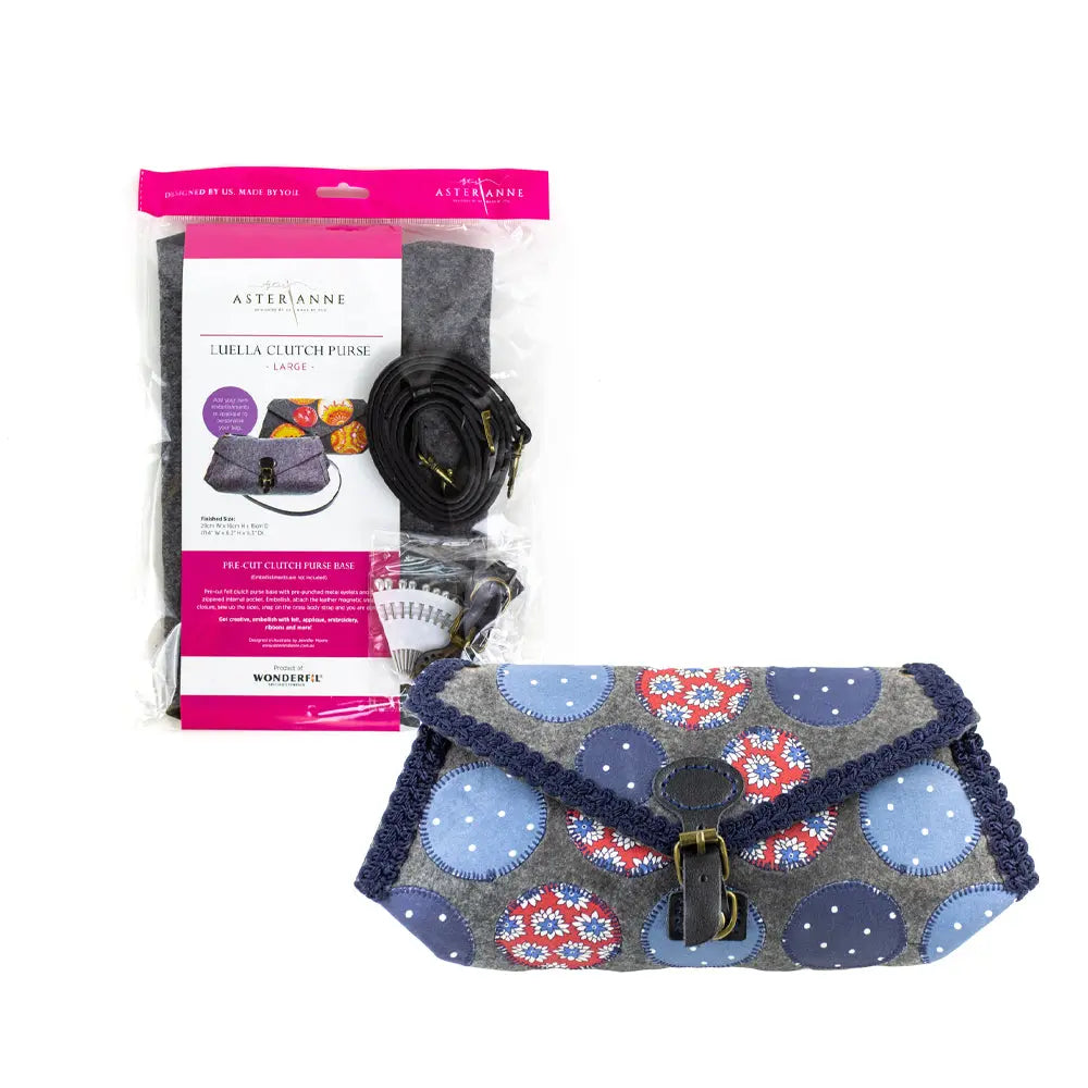 Luella Clutch Purse Kit - Large WonderFil USA