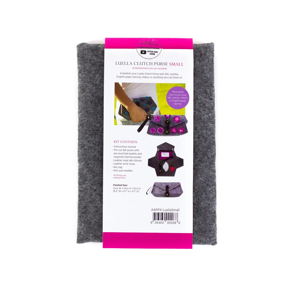 Luella Clutch Purse Kit - Small WonderFil USA