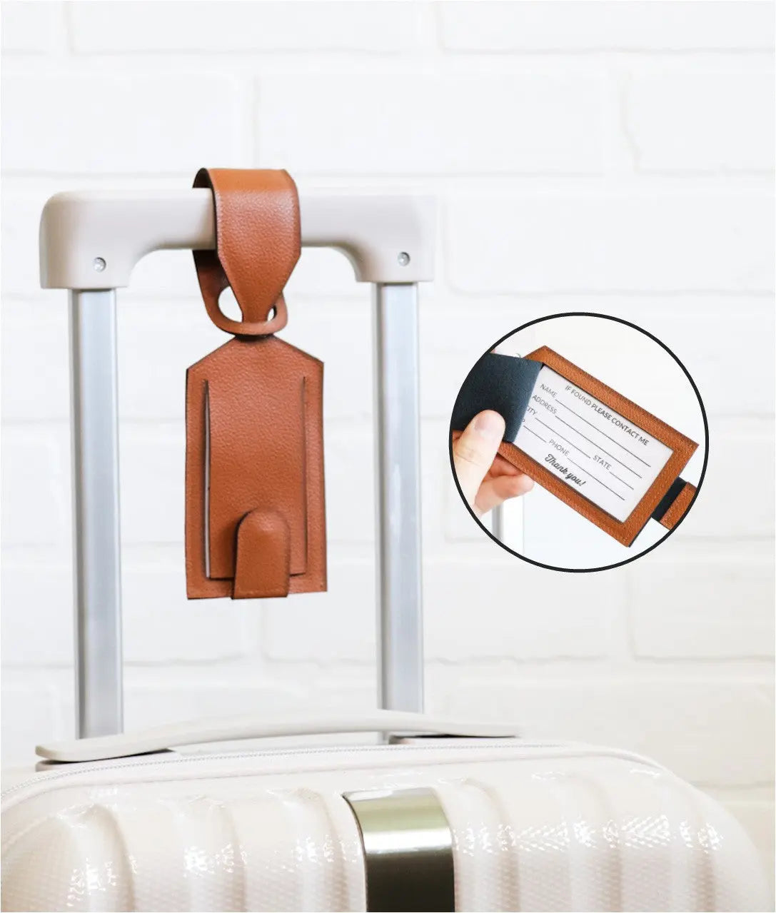 Luggage Tag Kit - Hazelnut Pebble - Linda's Electric Quilters