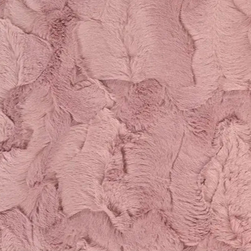 Luxe Cuddle Hide Woodrose Fabric per yard - Linda's Electric Quilters