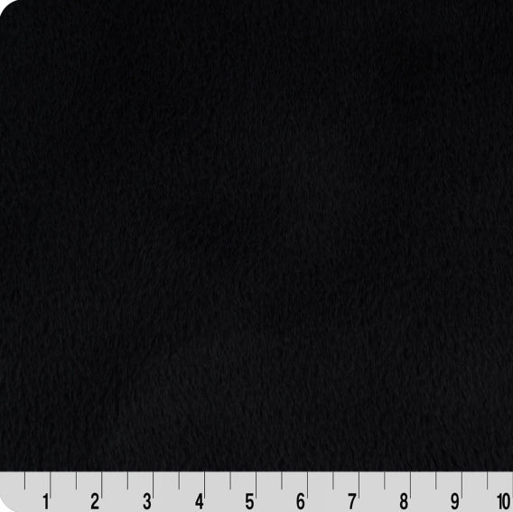 Luxe Cuddle Encore Black" 58"/60" Fabric per yard