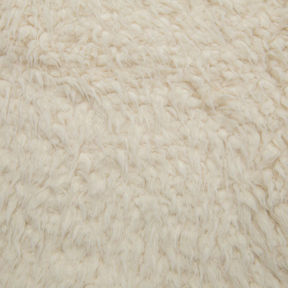 Ivory Luxe Cuddle Llama 58/60" Fabric Per Yard