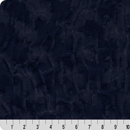 Navy Luxe Cuddle Luna 58/60" Fabric Per Yard