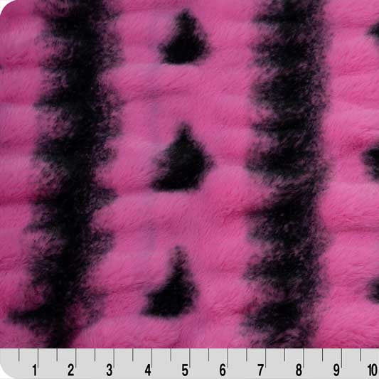 Luxe Cuddle Milan Luca Think Pink Fabric per yard
