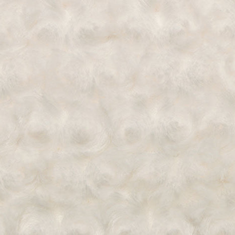 Luxe Cuddle Rose Ivory 58" - 60" Fabric per yard