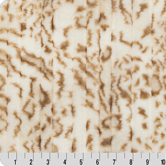 Cappuccino Luxe Cuddle Vienna Bengal 58"/60" Fabric per yard