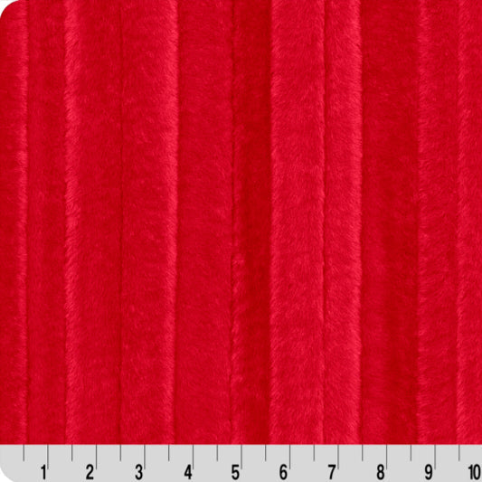 Luxe Cuddle Vienna Cardinal" 58" - 60" Fabric per yard