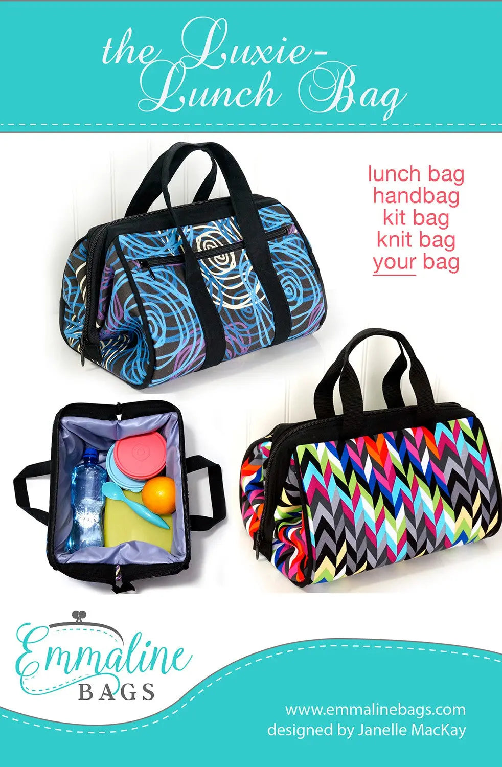 Luxie Lunch Bag - Linda's Electric Quilters