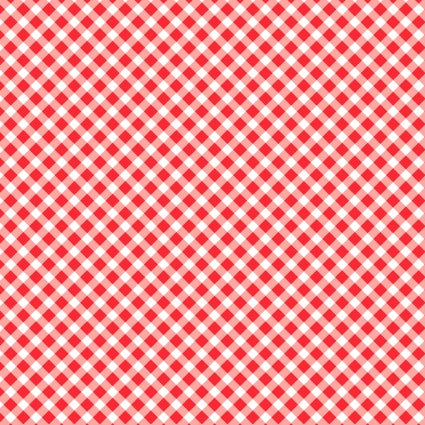 Maywood Studio Playtime cotton flannel fabric in Red