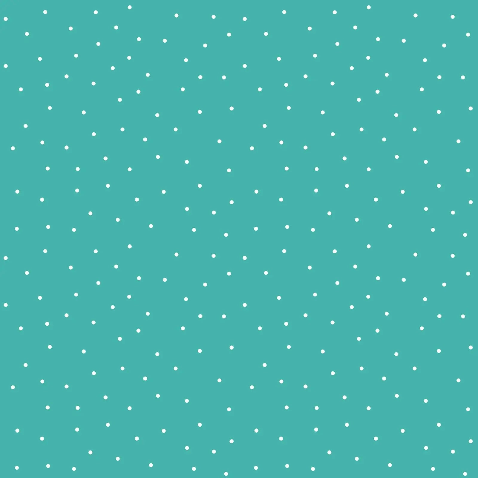 Green Aqua Small Dot Cotton Wideback Fabric per yard