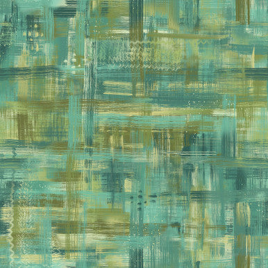 Green Colorfield Cotton Wideback Fabric per yard