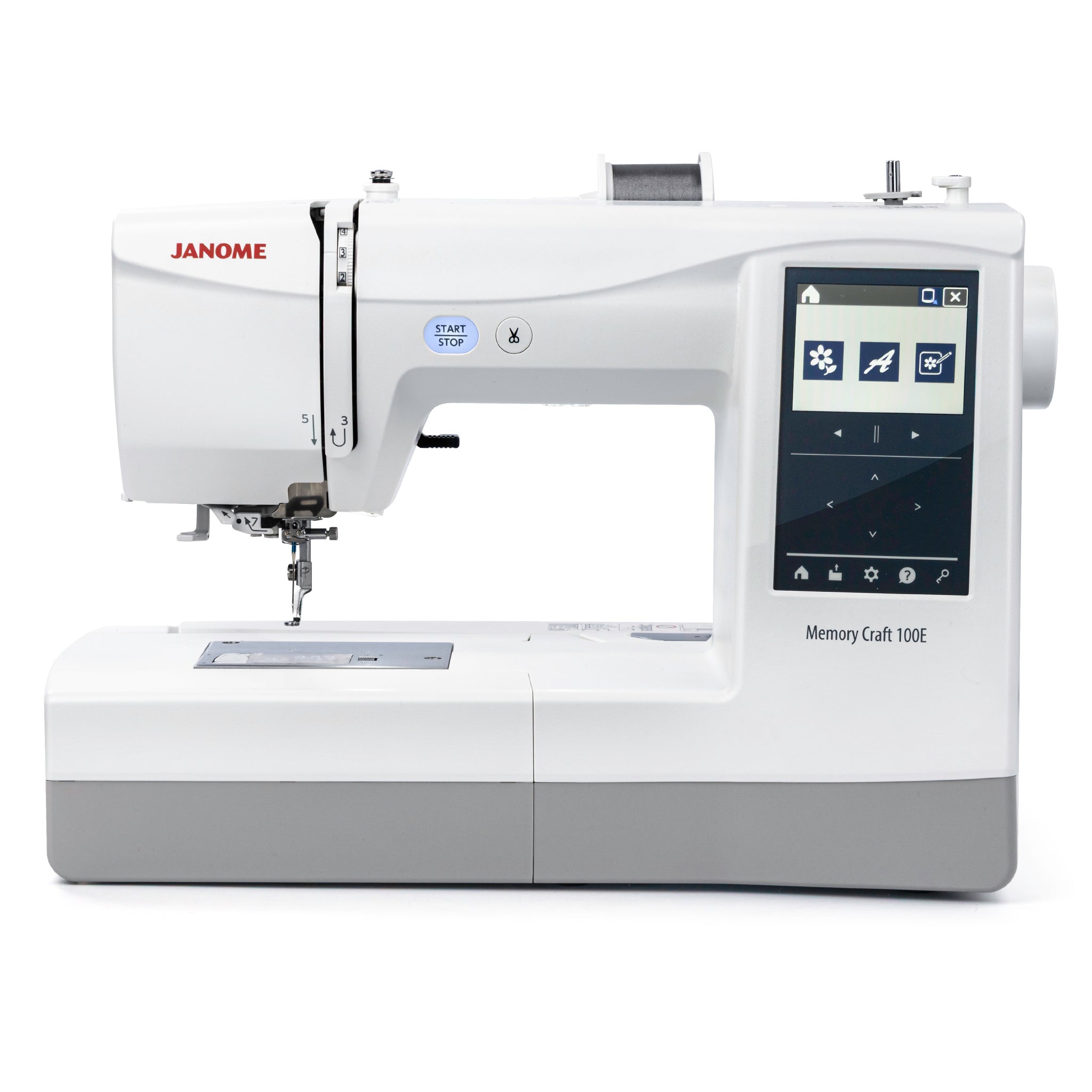 Janome Memory Craft 100E Embroidery Machine w/ FREE Bonus Bundle