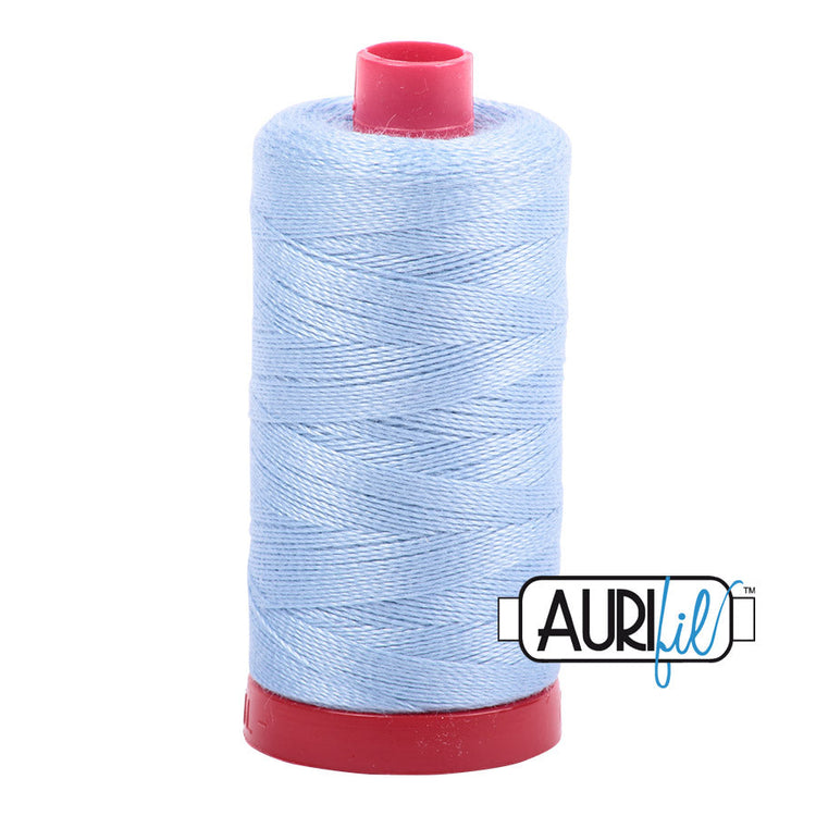 2715 Robin's Egg Blue Aurifil Cotton 12 WT Large Spool Aurifil