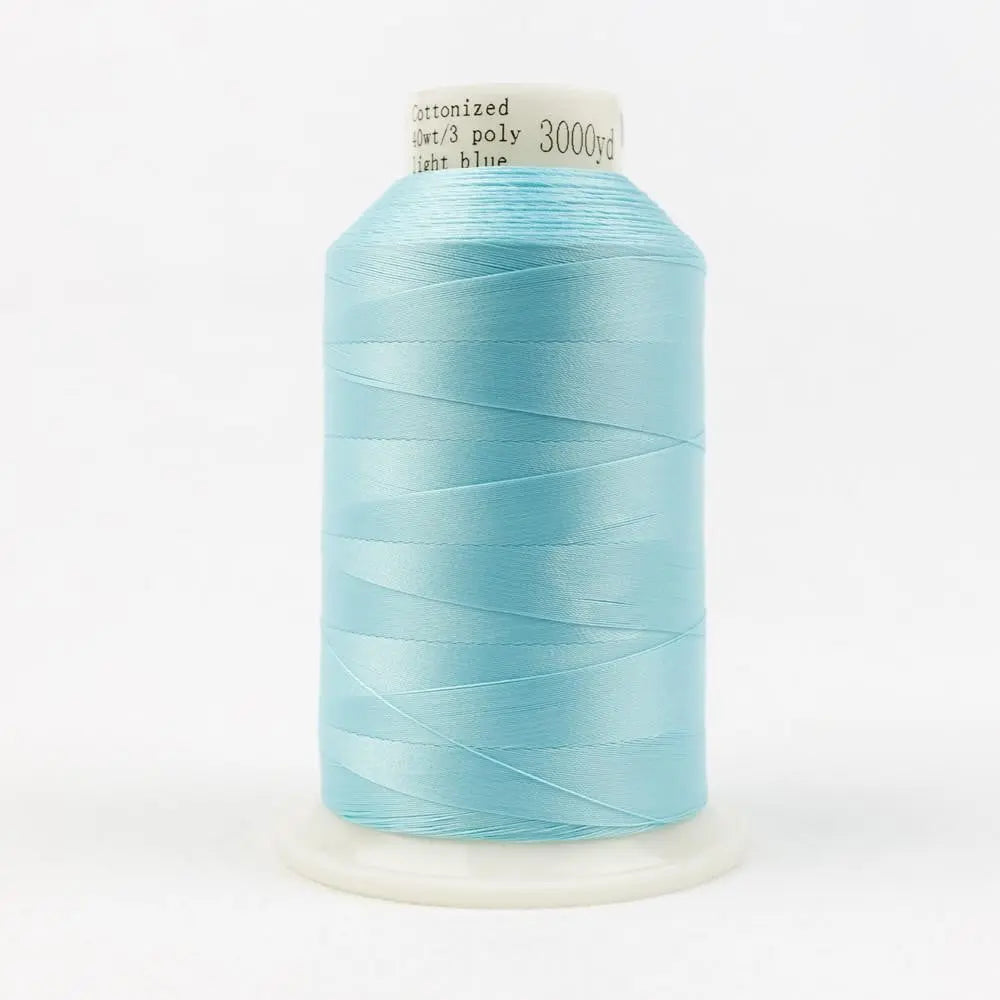 MQ12 - Master Quilter™ 40wt All Purpose Light Blue Polyester Thread WonderFil USA