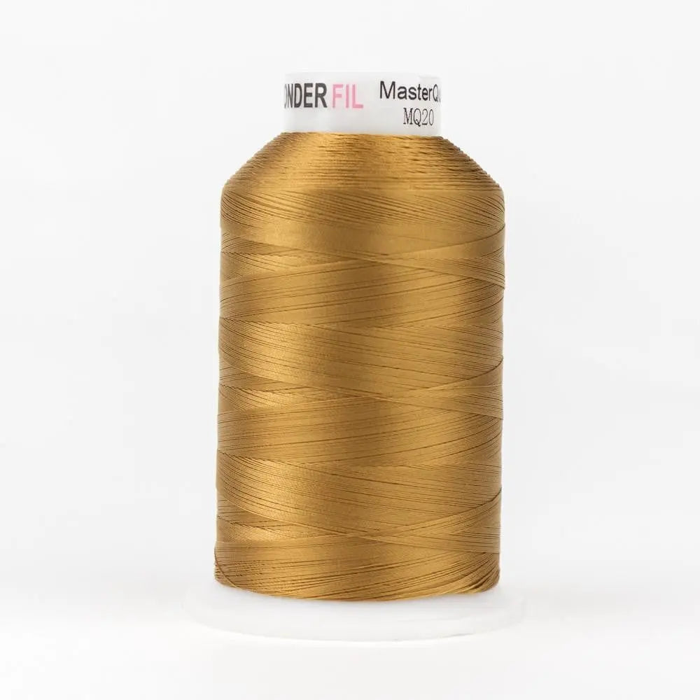 MQ20 - Master Quilter™ 40wt All Purpose Gold Brown Polyester Thread WonderFil USA