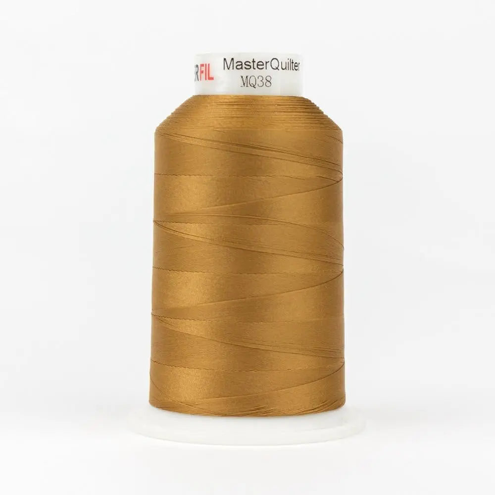 MQ38 - Master Quilter™ 40wt All Purpose Dark Orange Polyester Thread WonderFil USA