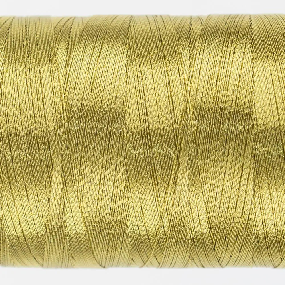 MT6602 - Spotlite™ 40wt Metallic Light Gold Thread WonderFil USA