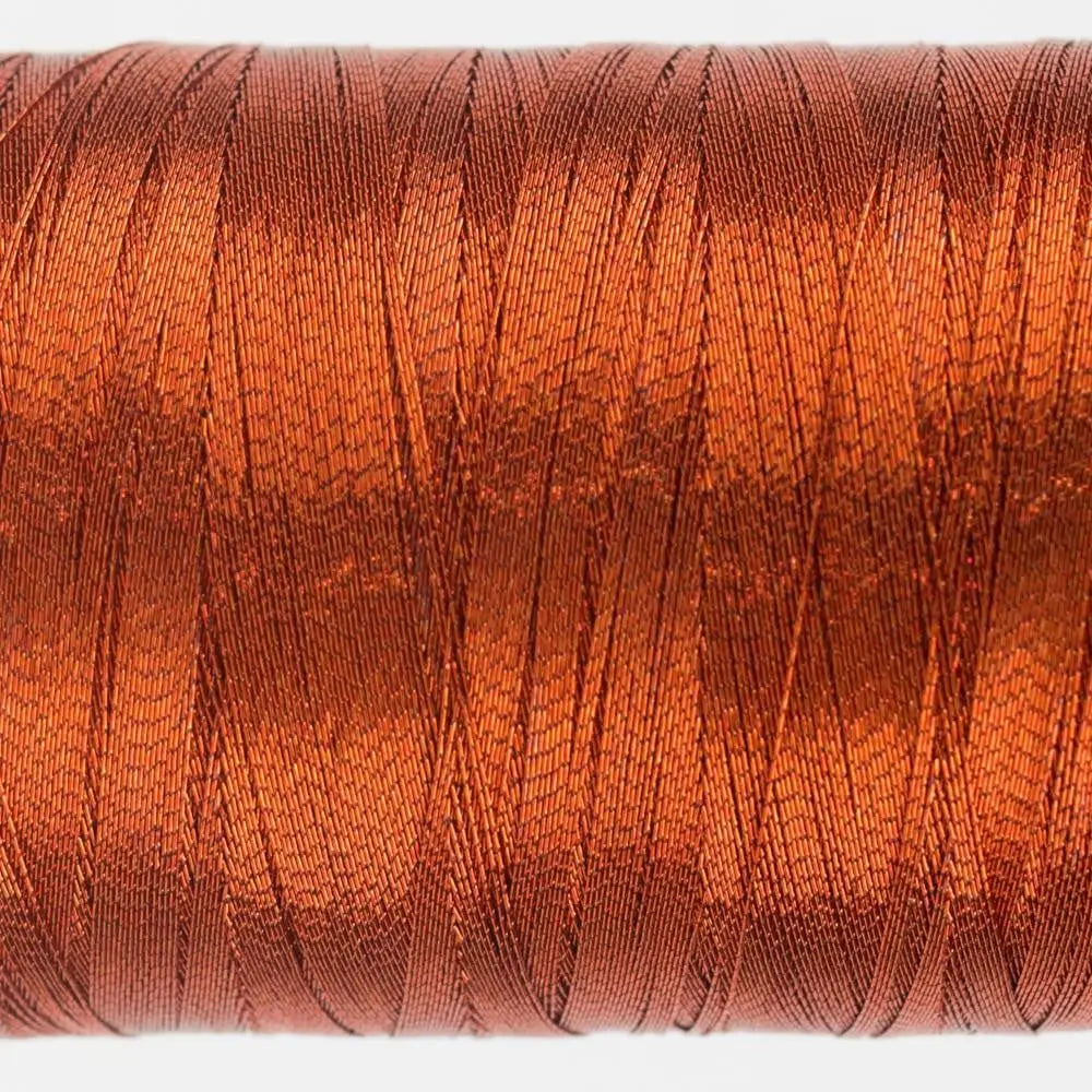 MT7714 - Spotlite™ 40wt Metallic Rust Thread WonderFil USA