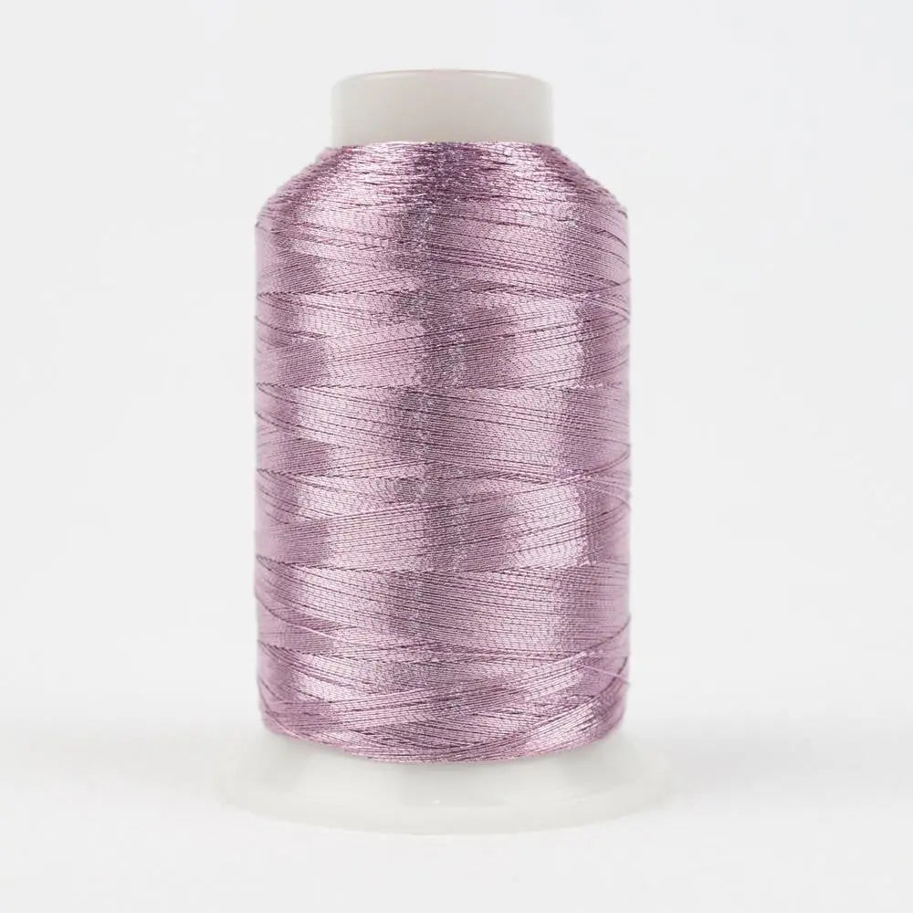 MT8837 - Spotlite™ 40wt Metallic Soft Pink Thread WonderFil USA